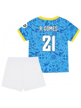 Billige Wolves Rodrigo Gomes #21 Tredjedraktsett Barn 2025-26 Kortermet (+ Korte bukser)